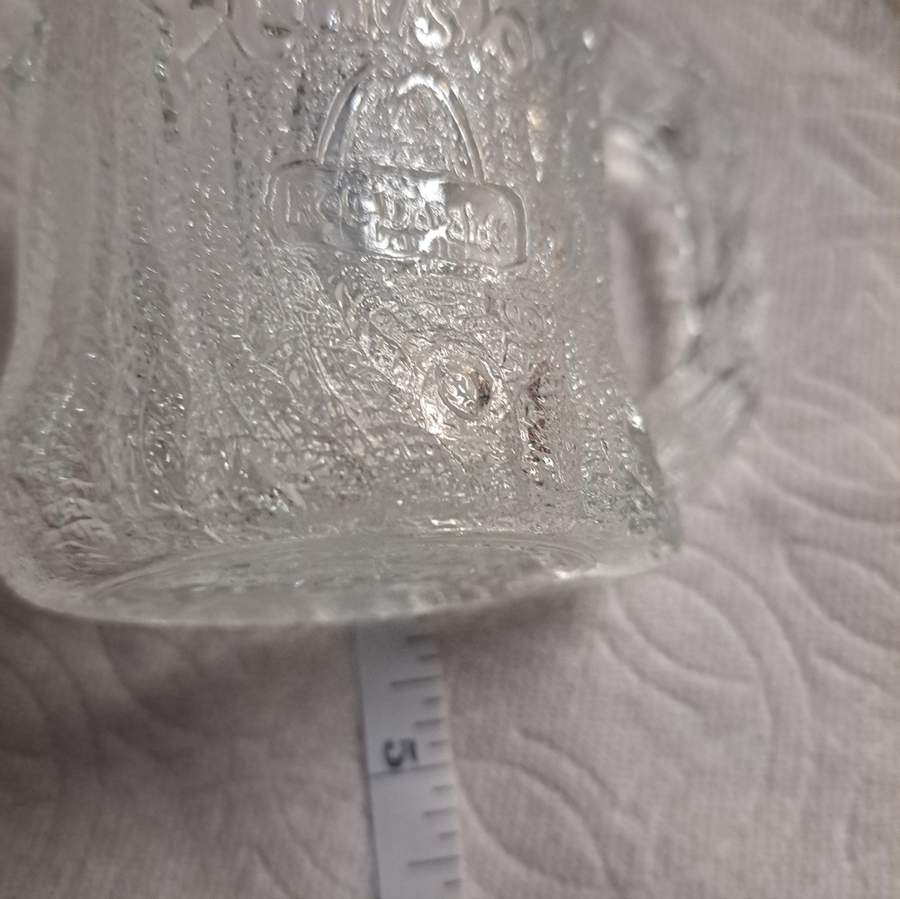 McDonald's The Flintstones Tree Glass Mug c1993 Collectible Glass. - Picture 5 of 6